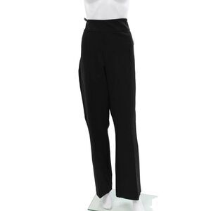 Estelle & Finn Womens Dress Pants Black Rayon Pull On Size 16